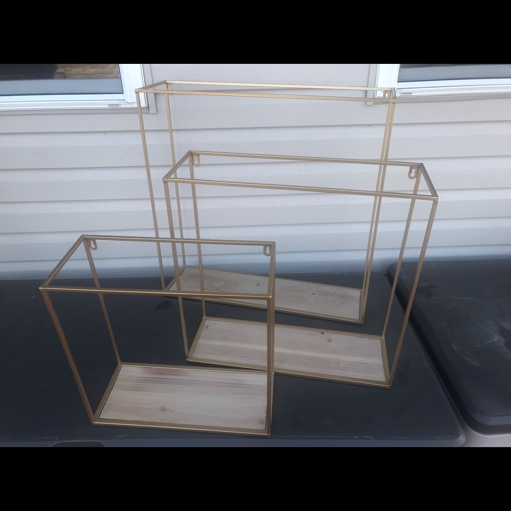 Shelving x 3